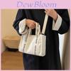 Fashionable Canvas Tote Bag With Alphabet Print Shoulder Bag For Women