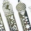 Stainless Steel Hollow Bookmark & Ruler Combo