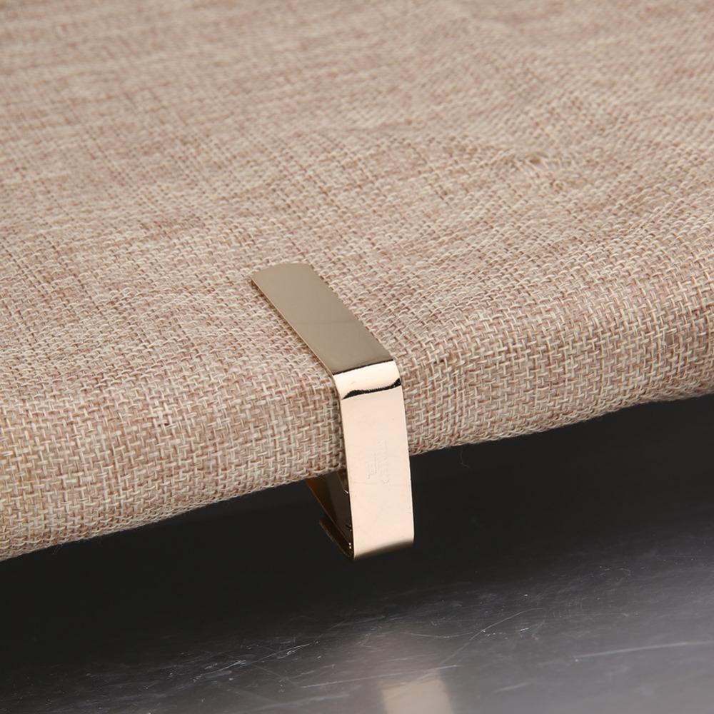 4 PCS Thickened Design Tablecloth Clips Stainless Steel Table Cover Holders Home Kitchen