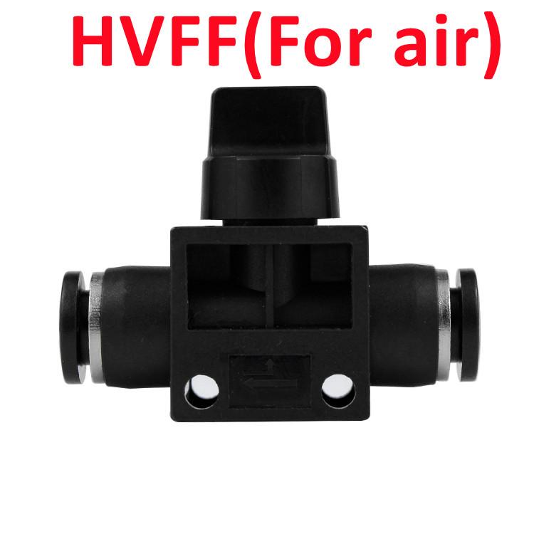 High Quality Black Pneumatic Fitting Pipe Connector Tube Air Quick Fittings 3/4/6/8/10/12/14/16mm PU PY PK PE PV SA HVFF  PZA PM