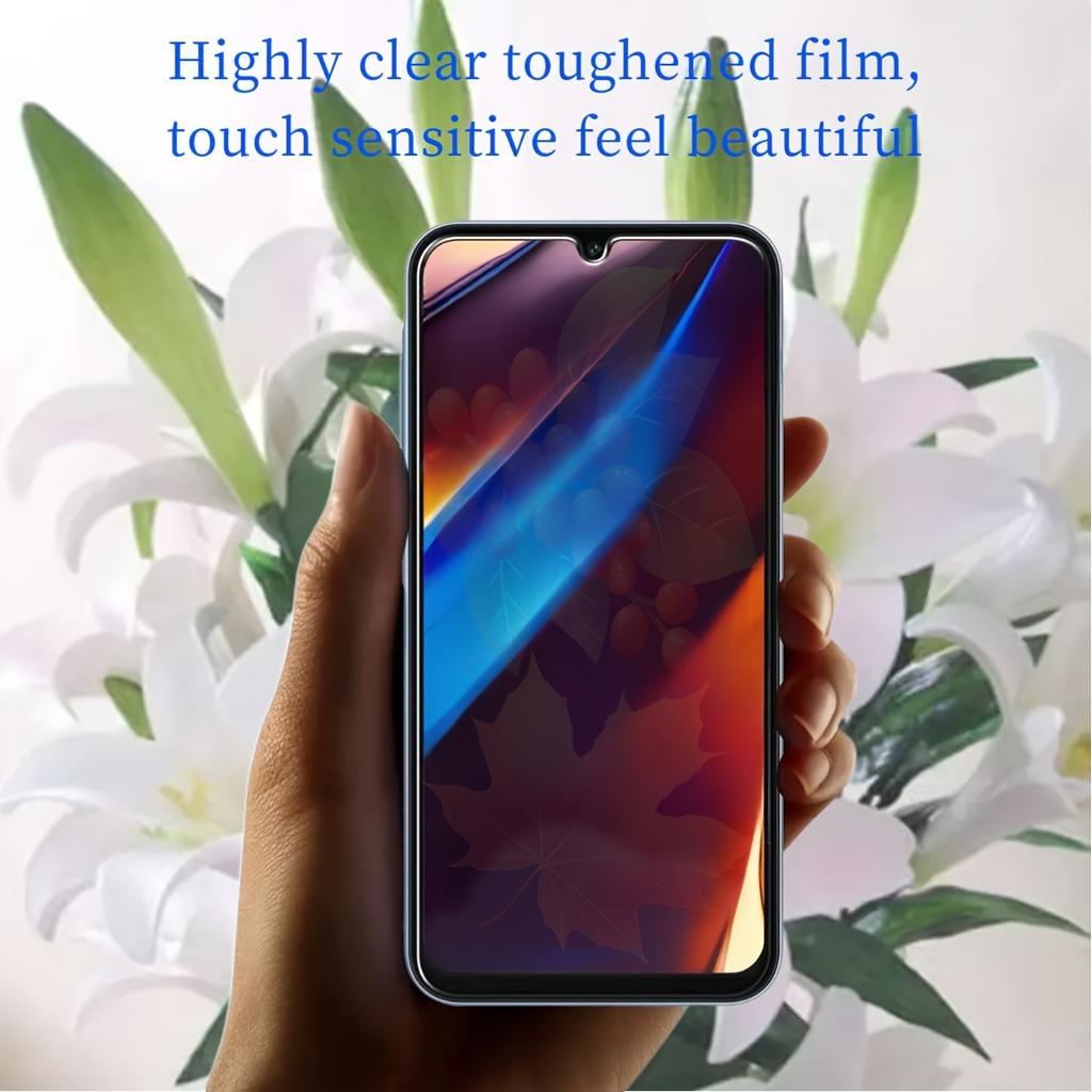 Cover per Realme C33 + [3 Pack] Pellicola Vetro Temperato, Weideworld
