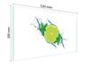 TAGLIERE IN VETRO 52x30 LIME