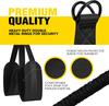 Pull up pull belt power belt  horizontal bar assist belt  elastic belt  fitness knee rest strength trainer  black 300 lbs