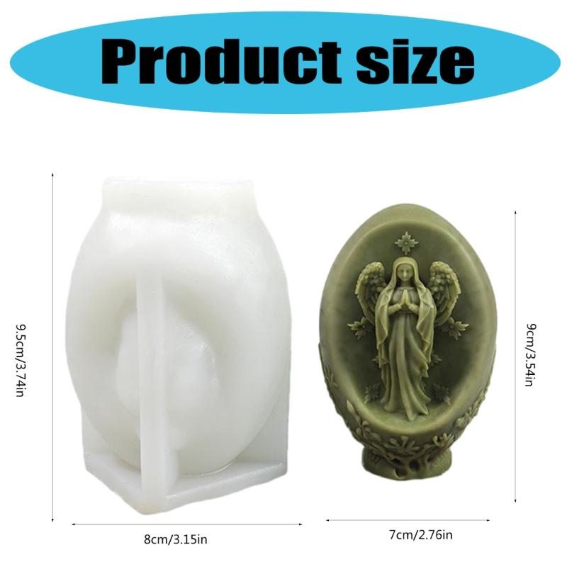 Goddess Sculpture Silicone Candle Molds for Handmade Candle Soap Chocolate Goddess Statue Silicone Molds for Epoxy Resin