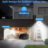 Ultra-Bright Solar Light with Remote Control High Brightness 3 Lighting Modes Rechargeable Easy Installation IP44 Waterproof Garden Garage Solar Light
