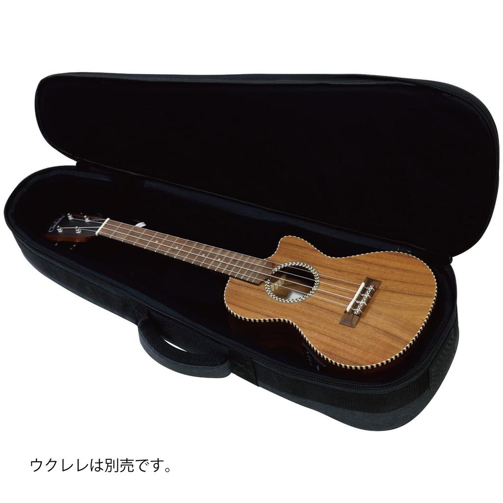 Kikutani Ukulele Gig Bag Concert Size Lightweight Beige BEI UKB-60C
