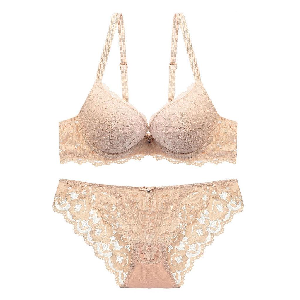 European & American Lace Bra: Enhances Bust, Gathers Side Fat, Prevents Sagging - Sexy & Supportive.
