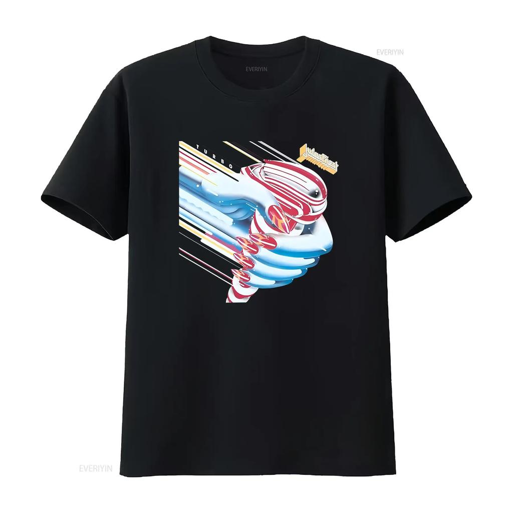 Judas Priest Metal Band Turbo T Shirt Vintage Stretched Comfortable Breathable Slightly Casual Homme Fashion Unisex