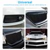 100Cmx33Cm Aluminum Alloy Grille Mesh Roll Automotive Grille Insert Bumper Rhombic Hole Black Car Grill Mesh Sheet
