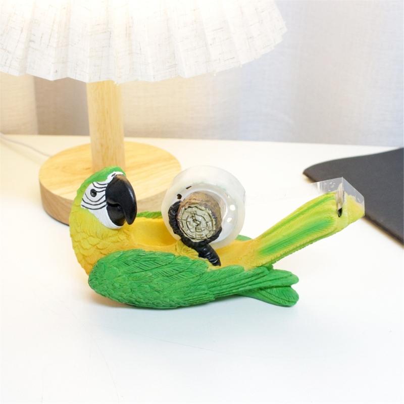 Cartoon Bird Tape Dispenser Resin Tape Dispenser 0.98inch Tape Cutter For Scrapbooking Carton Packaging Box Sealing
