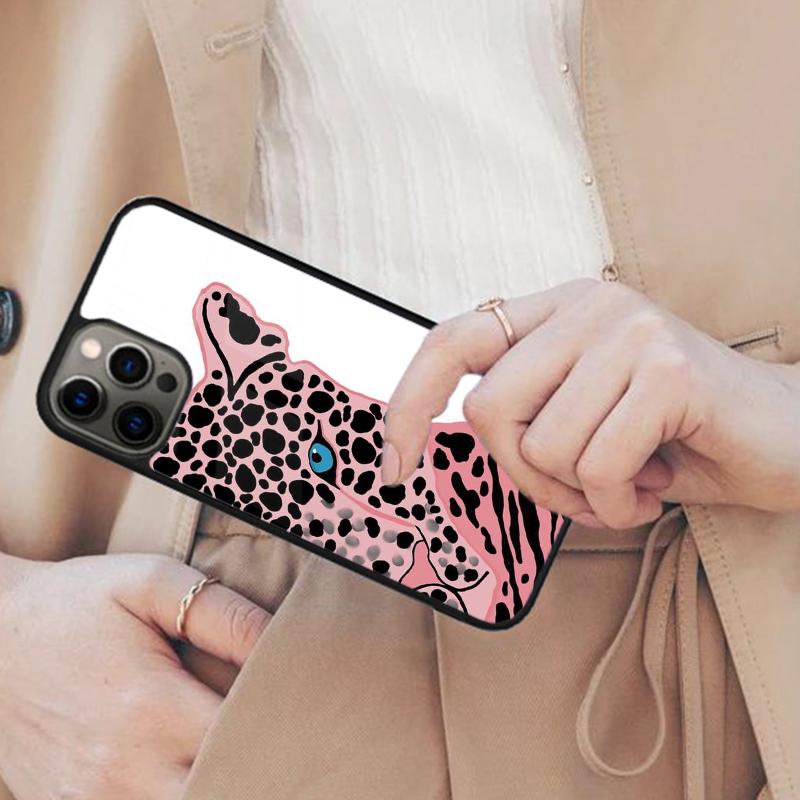 Cartoon Cool Leopard Magnetic Phone Case For APPLE iPhone 17 Air 16 14 13 12 Pro Max 15 Plus Wireless Charge With MagSafe Cover