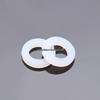 1-Inch Silicone Rubber Gasket Ring for Water Heaters and Pipes - 4-Minute Seal Flat Gasket