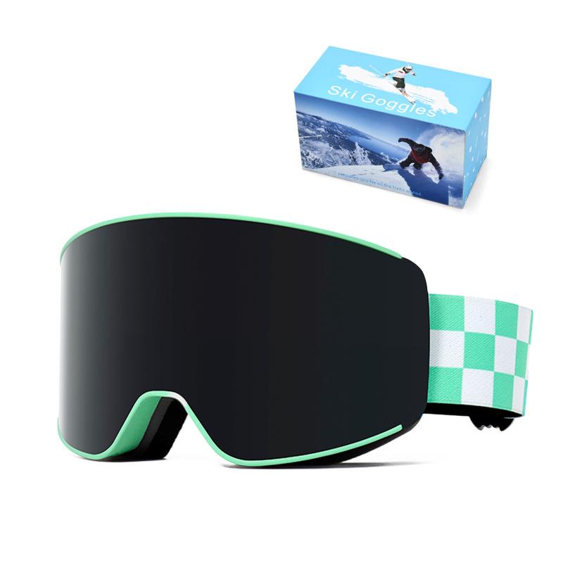 

Ski goggles Adult double-layer anti-fog men s and women s outdoor ski glasses