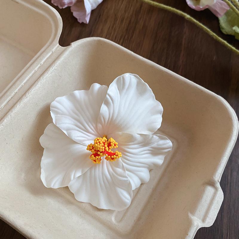 Holiday wind egg flower other side flower grab clip sweet girl bangs side hairpin bohemian hair accessories