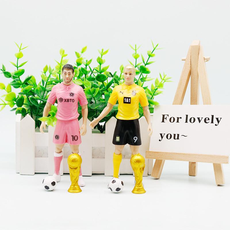 Soccer Fan Collectible Figures With Pvc Material For Desk Decor And Gift For Football Enthusiasts