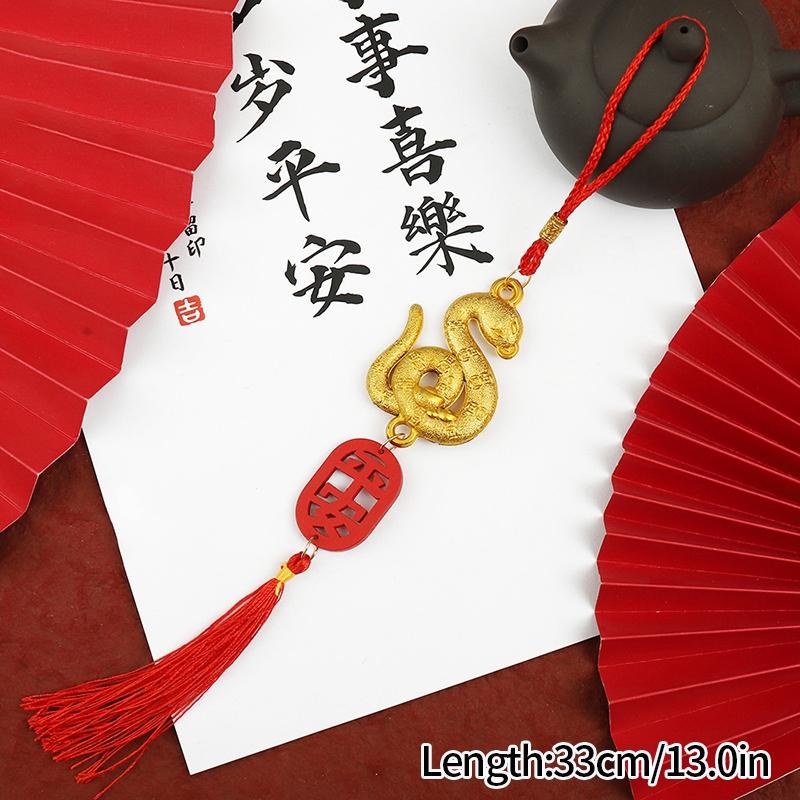 Chinese New Year Pendant Snake Year Decoration Year of The Snake Wall Plant Hanging Pendant Chinese Spring Festival Ornaments