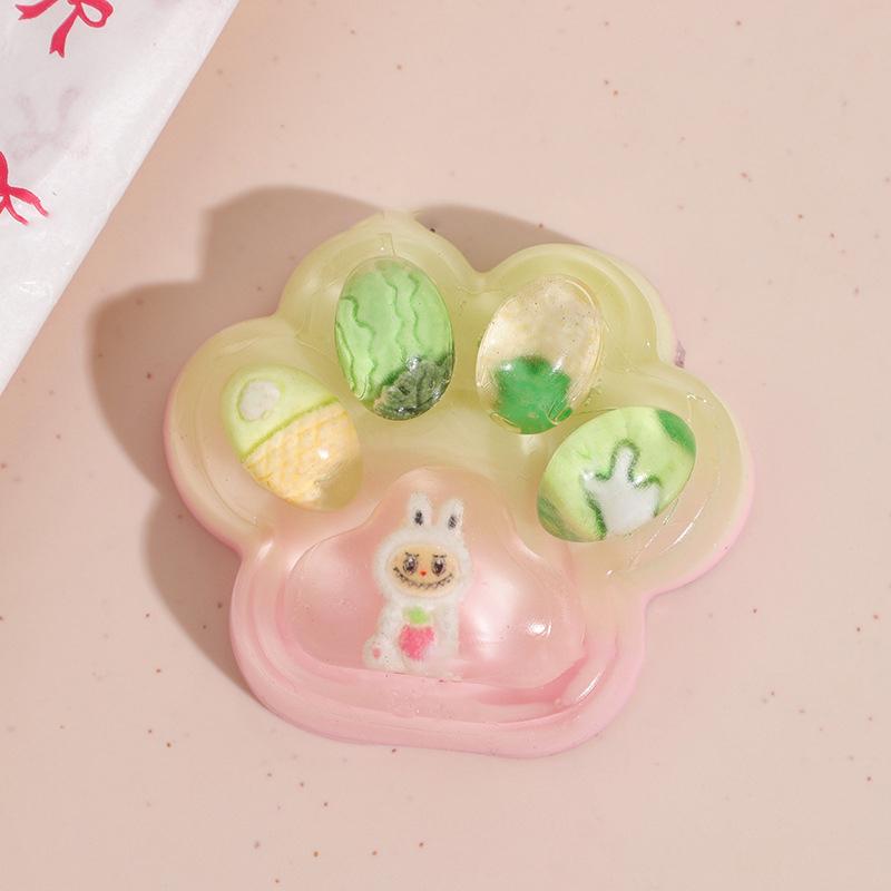 Søt Kattepote Klem Klype Leke Myk Sakte Tilbakesprett Strekk Dekompresjonsleker Barn Voksne Gave