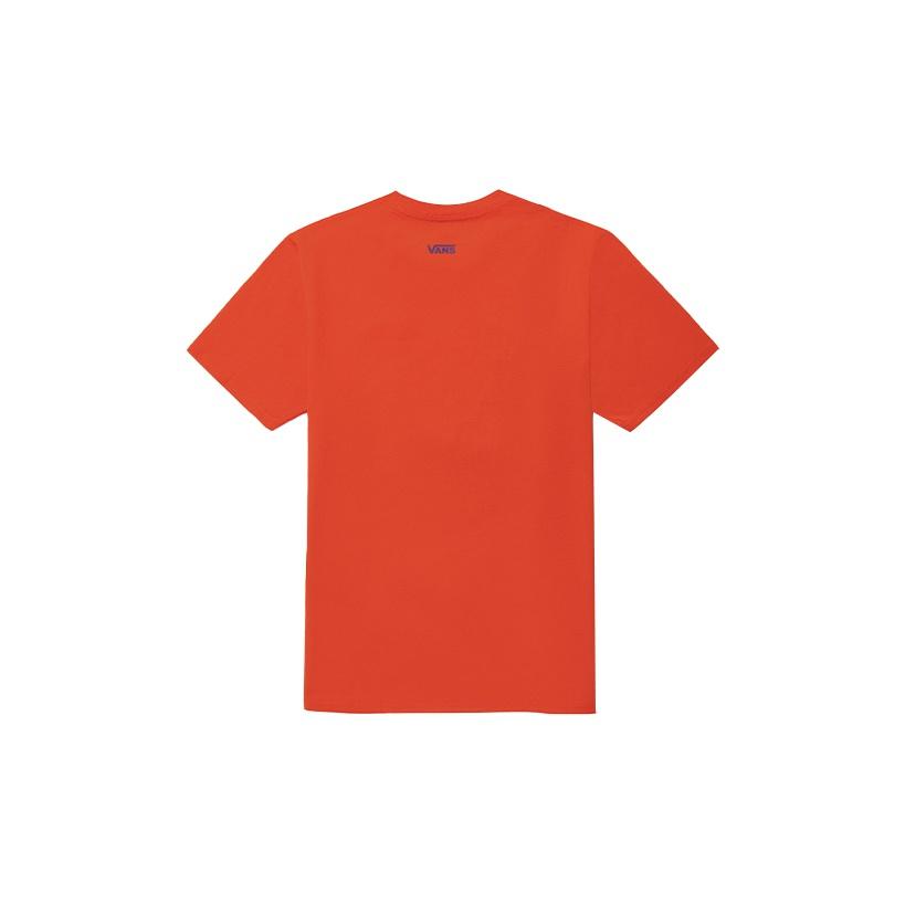 Vans Fun Pattern Turtle Embroidery Sport Short Sleeve T-Shirt Women Tops Orange VN0A5F2E9D2
