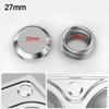 Silver Faucet Hole Cover Stainless Steel Faucet Decorative Covers Drainage Seal Plug  Bathroom