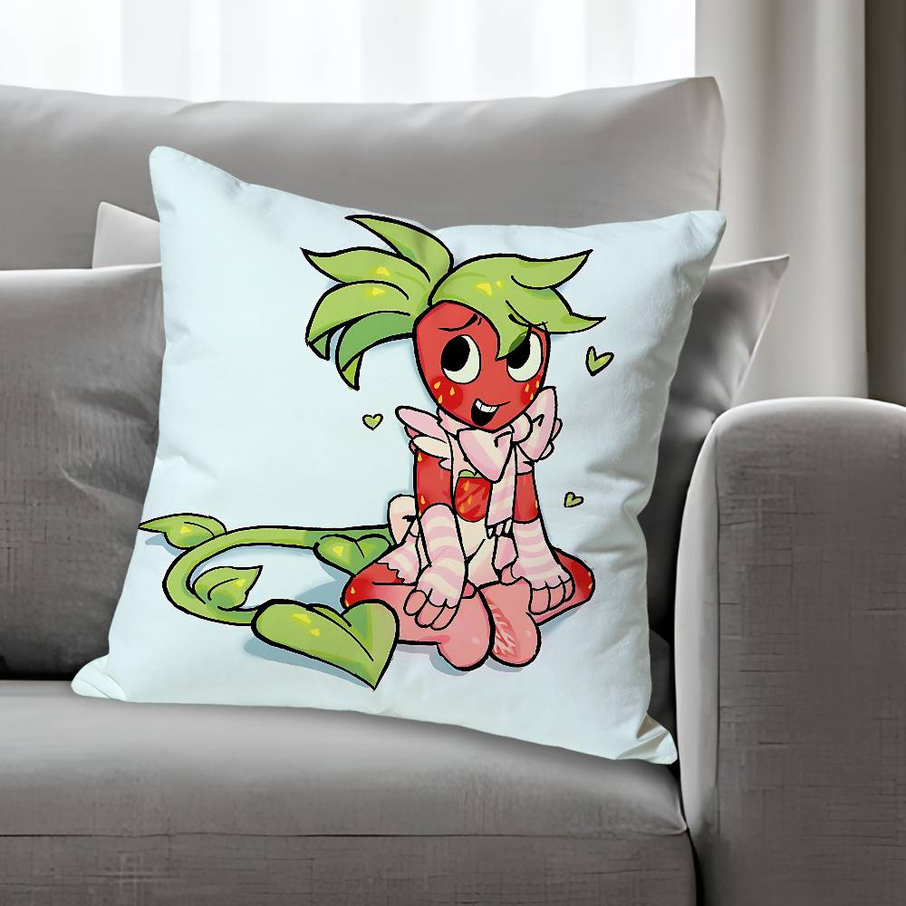 DDandys WWorlds Kiełek Anime Celebryta Towar Uniwersalny Nadrukowana Poszewka na Poduszkę Sofa Samochód Biuro Pokój Dekoracja Ochrona