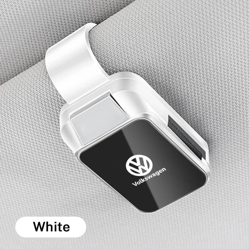 1Pcs Glasses Storage Holder Car Sun Visor Sunglasses Clip For VW GTI Polo Golf Passat Tiguan Arteon Touareg CC Taigo Caddy Jetta BH4