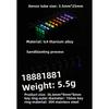 Titanium Alloy Tritium Tube Keychain, Self-luminous Tritium Trachea Necklace Pendant 3.5 * 25mm Tritium Removable