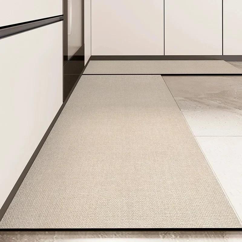 Küchenfußmatten Badezimmer Waschbar Rutschfest Eingang Fußmatte Flur Wohnzimmer Teppich Schlafzimmer Nachttisch Weicher Dekor Langer Teppich