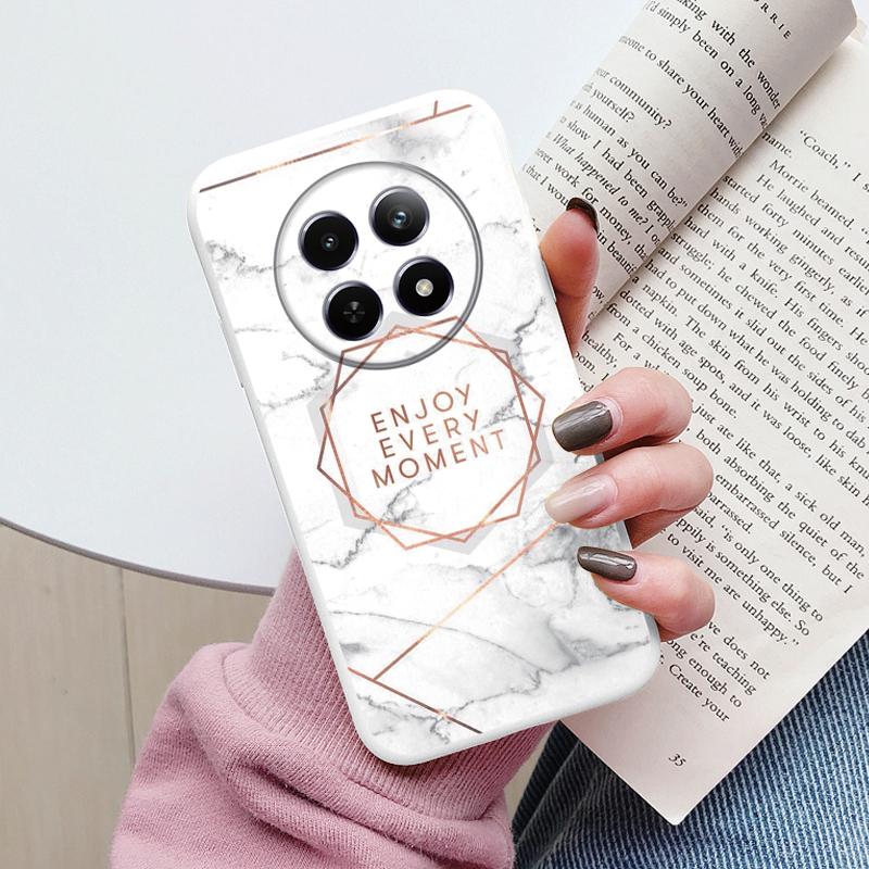 Luxury Case For Redmi 14C 4G 14R 5G A4 Note 14 Pro 5G Poco C75 Fundas Marble Art Pattern Soft TPU Protection Cover Shockproof