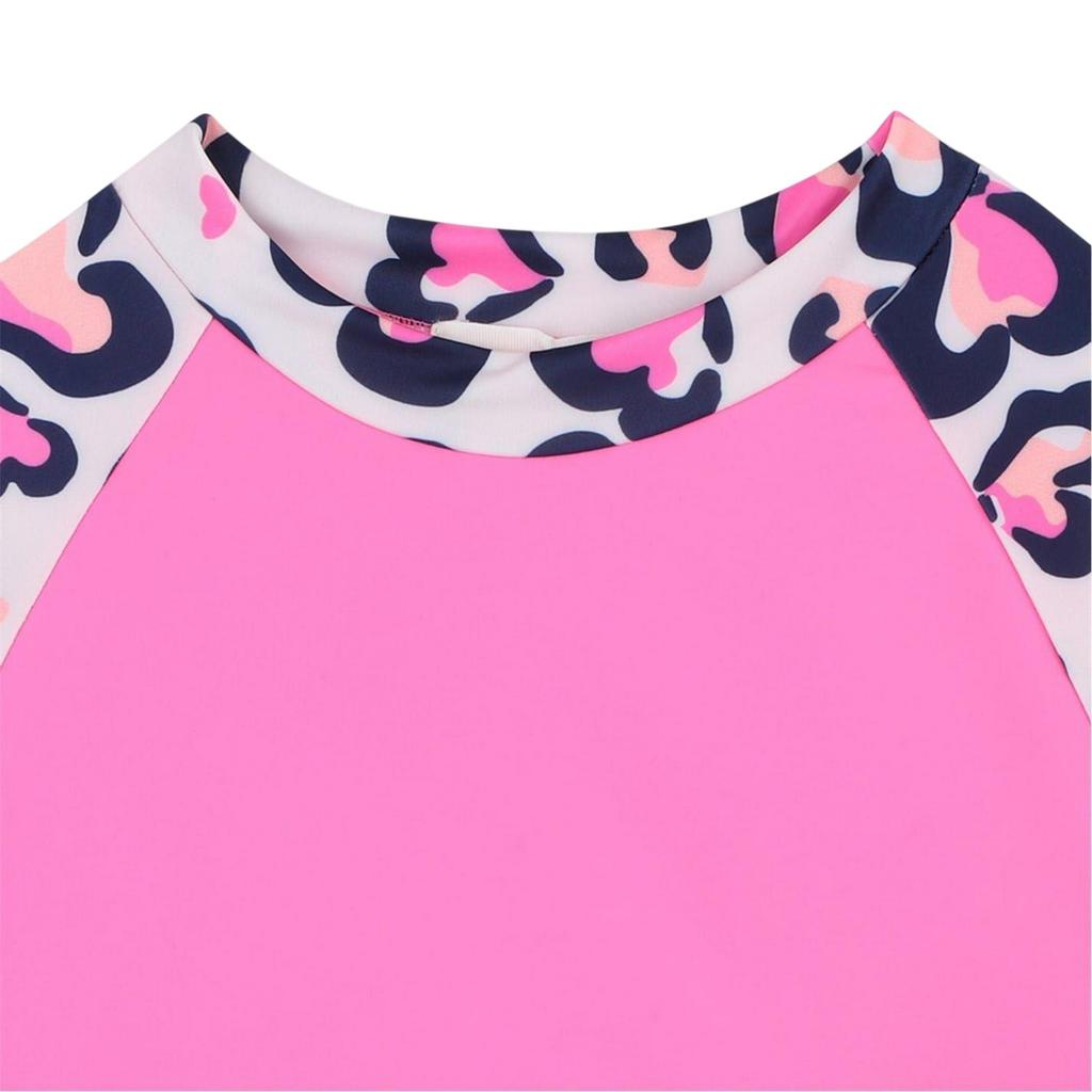 Billieblush Childrens/Kids Leopard Print Boxy T-Shirt