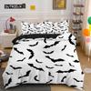 Halloween Flying Vampire Bedding Set Bats Duvet Cover Witchcraft Magic Comforter Cover Single Double King Polyester Quilt Cover