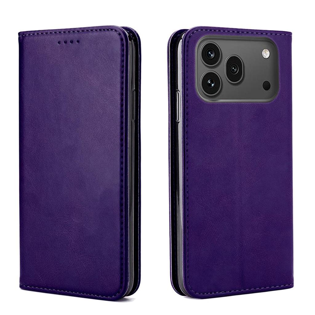 Premium PU Leather Wallet Phone Case for HONOR 600 Pro Magnetic Buckle Kickstand Shell