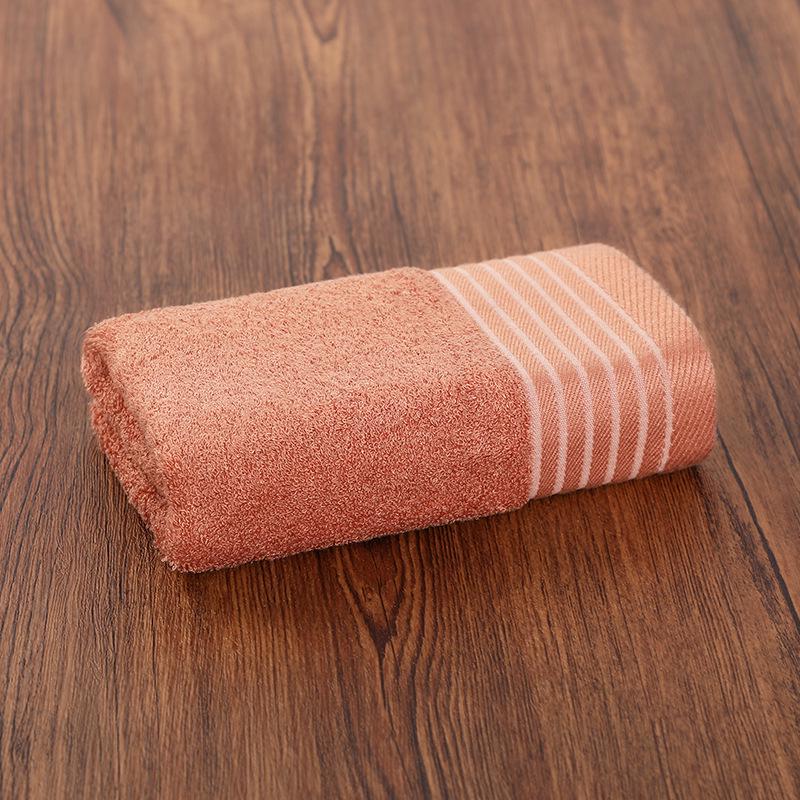 Absorbent Bamboo Fiber Washcloths - Pure Cotton Face & Bath Towels with Embroidered Logo