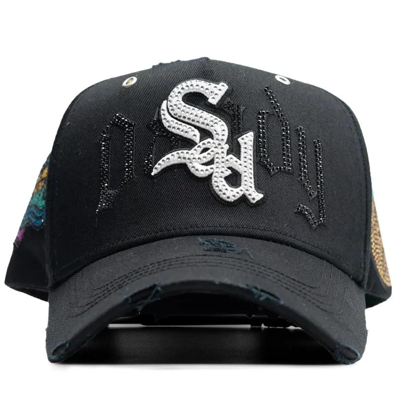 Original Quality Suede Magician 31 Hats Curved Brim Adjustable Vintage Striped Sporty Sports Baseball Cap 5 Panels Gorras G5 Hat