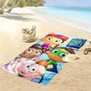Super Why! Anime 2D Flat Print Beach Towel, Large Soft Quick Dry Towel for Beach Camping SwimmingXSTJ0915263