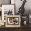 Unfinished Wood Photo Frame for 4x6 Inch Photos Solid Wood Picture Frame for Crafts Tabletop Standing Wall Hanging Frame