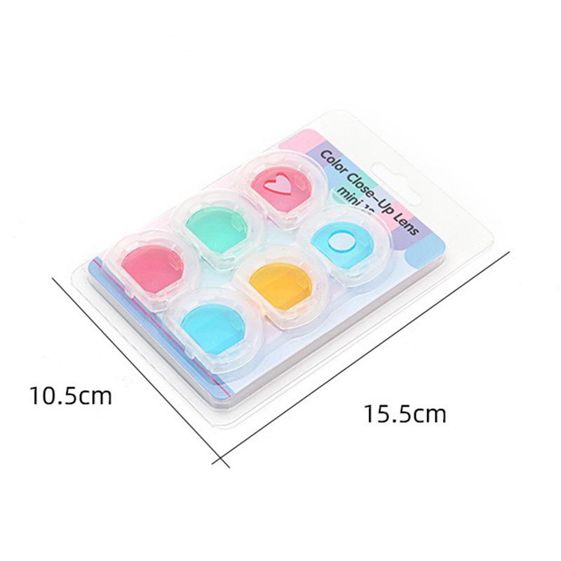 [Film Lab] [Set of 6pcs] Lens Filter with 6 Color Filter for Instax Mini 13 CBB16