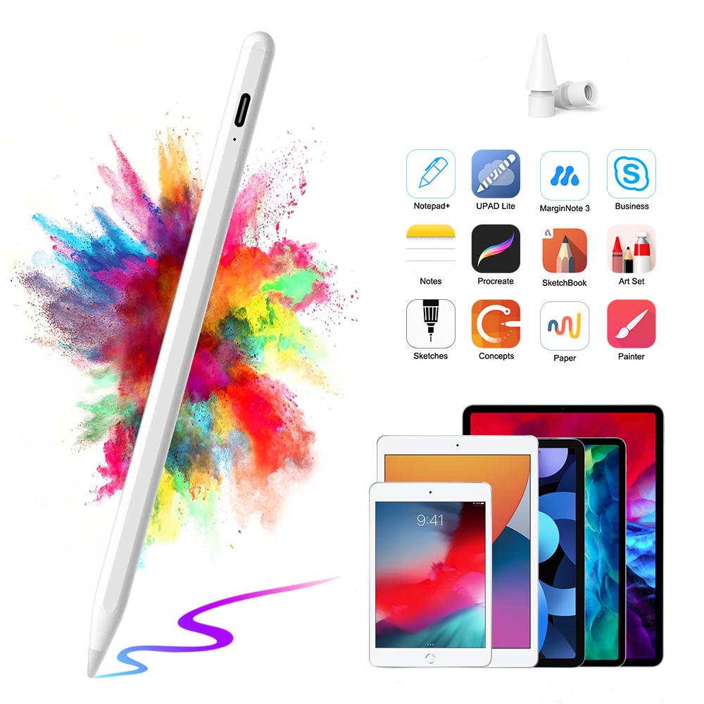 Hot Sale Silky Smooth Experience Aluminum Active Magnetic Stylus Smart Pen Pencil for Apple Ipad Touch Screen