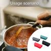 10 Stück Silikon Topfgriffabdeckungen Hitzebeständige Griffmanschetten für Eisenpfannen und Metallbratpfannen Küchenwerkzeug