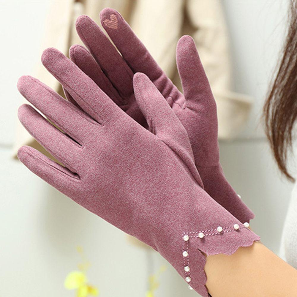 Accessories Full Finger  Gloves Korean Style Mittens German Fleece Women's Gloves