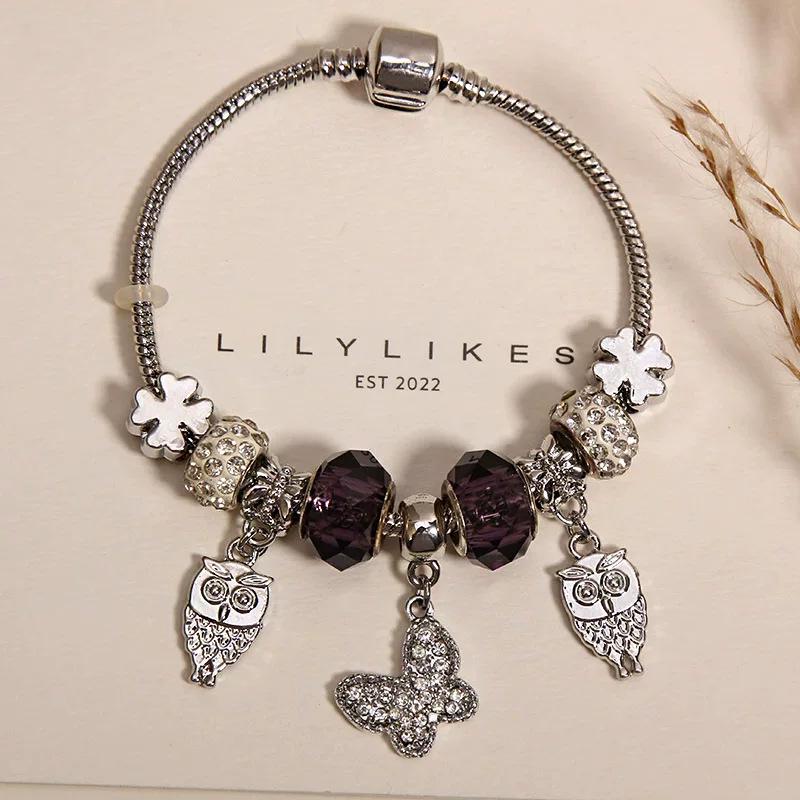 Elegant Women's Bracelet – Luxury Retro Beaded Design with Panjia Style for a High-End, Exquisite Feel.