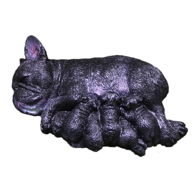 

Щенок французского бульдога, смола, скульптура, фигурка для праздничных подарков, украшения