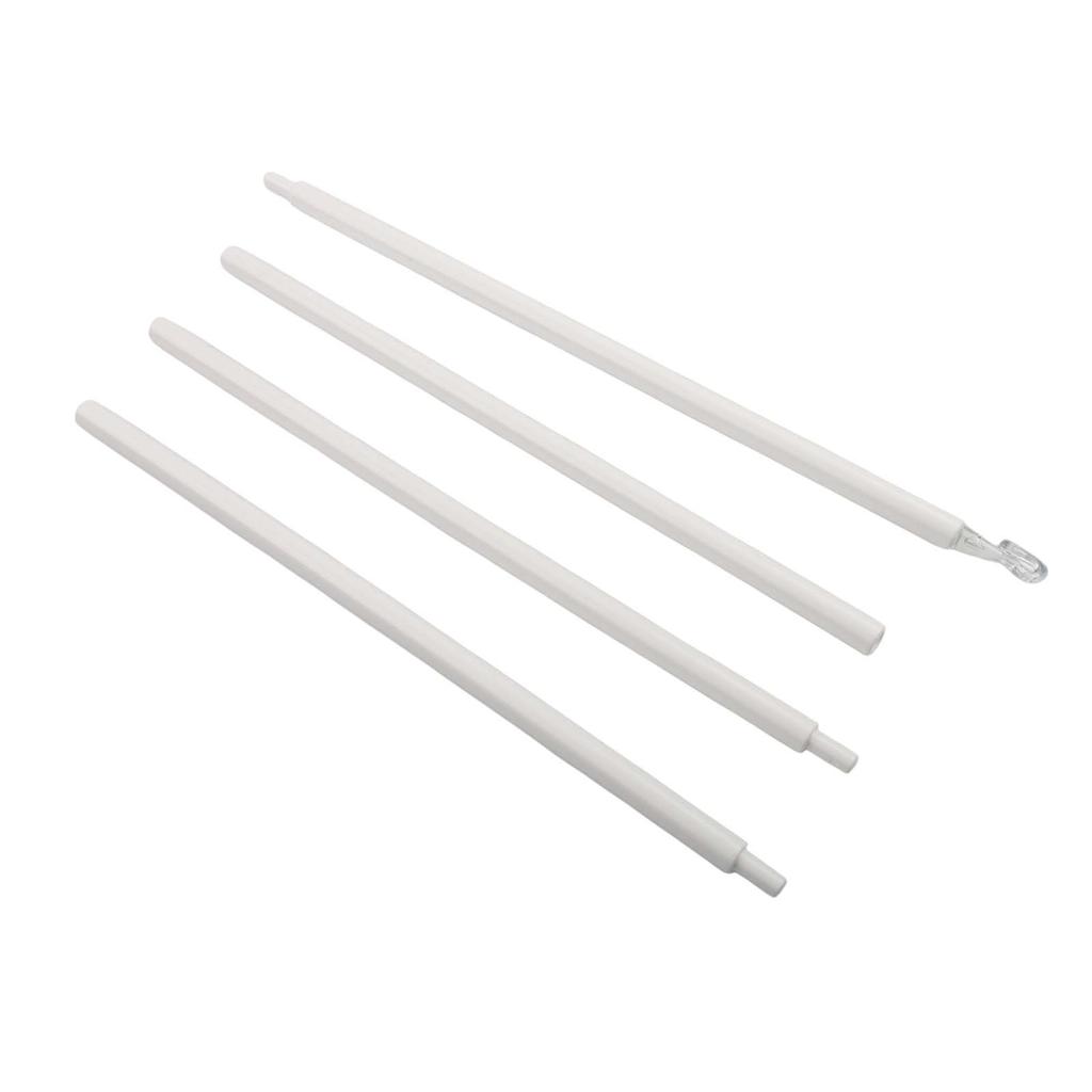 Adjustable 117cm shutter curtain pull rod for blinds with reliable plastic material and secure multi stage locking feature