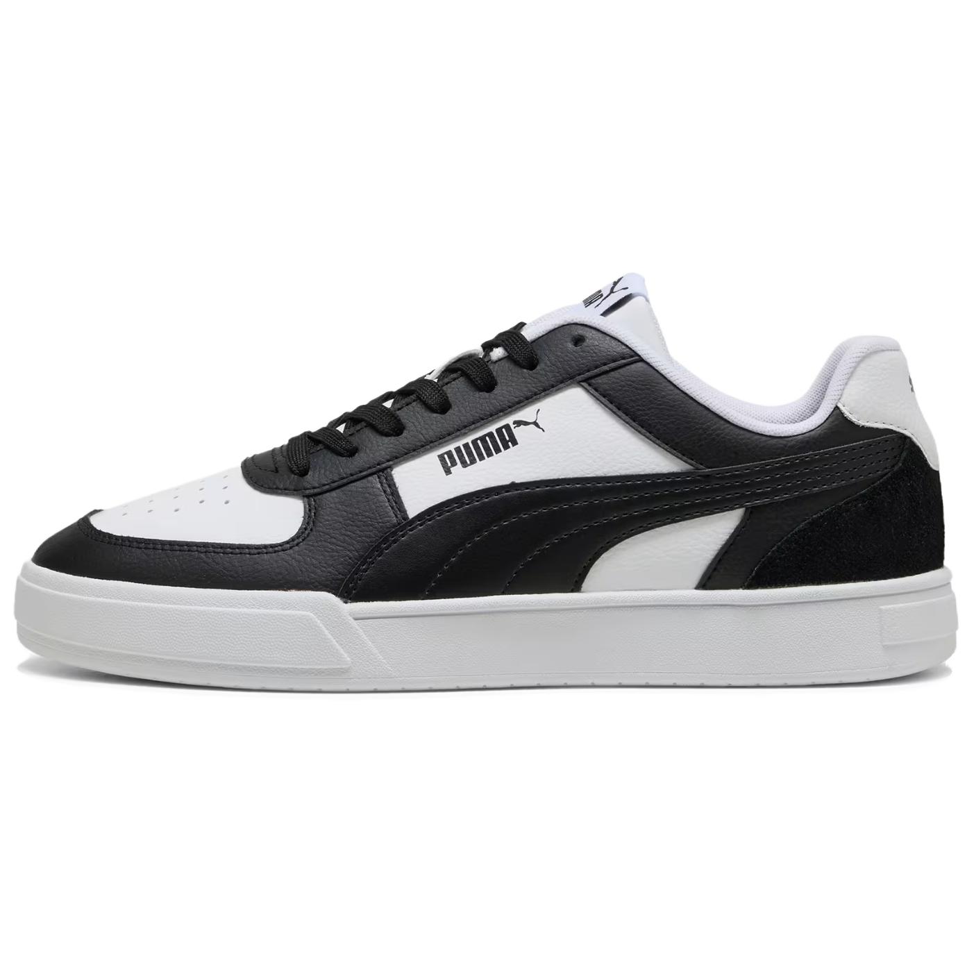 

new PUMA Caven Breathable Low-Top Skateboard Shoes Unisex Black White 40.5