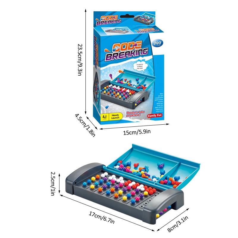 Divertenti giochi di puzzle per famiglie con sfide di decifrazione dei codici di battaglia, giocattoli educativi per due giocatori