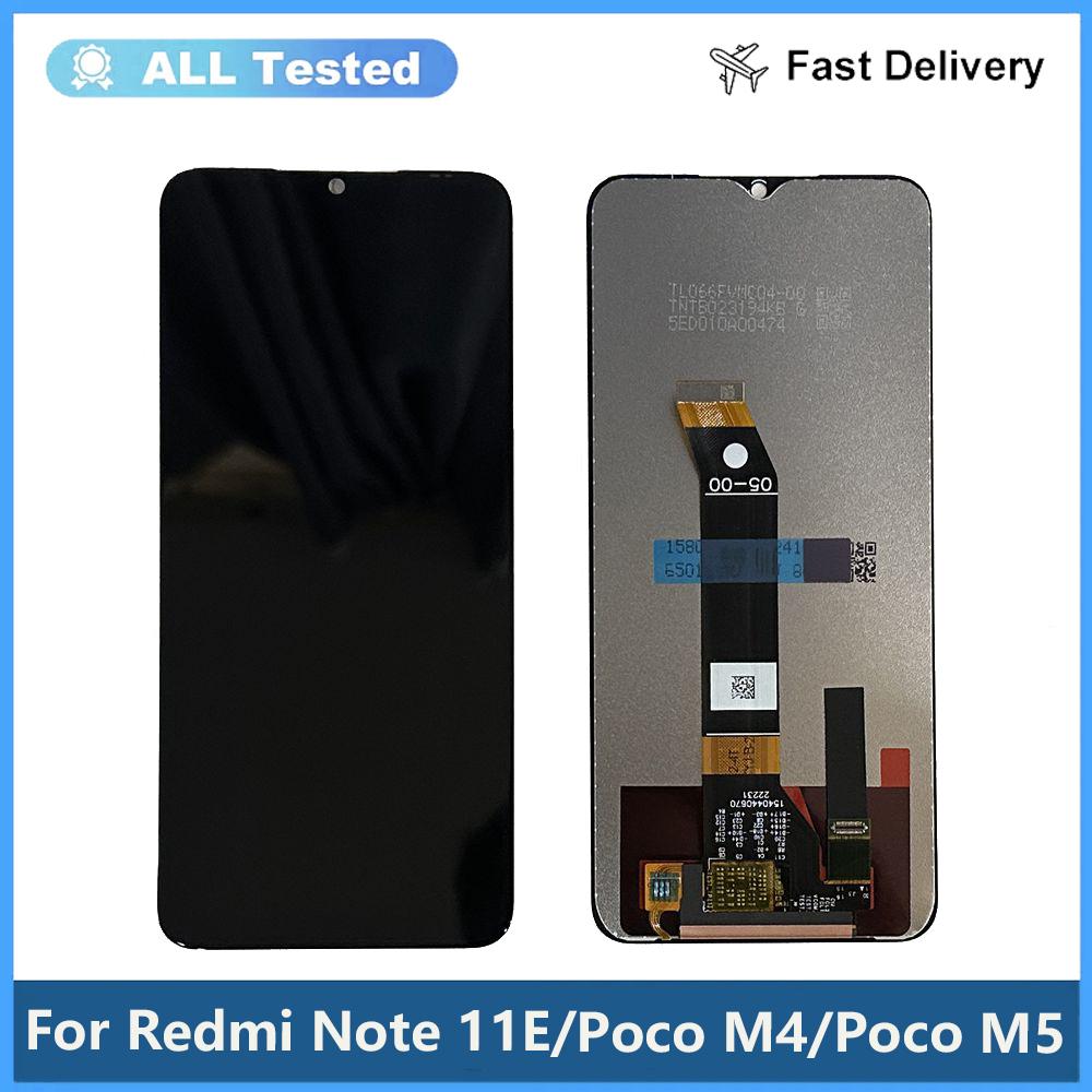 

LCD Screen and Digitizer Full Assembly For Redmi Note11E Poco M4 M5