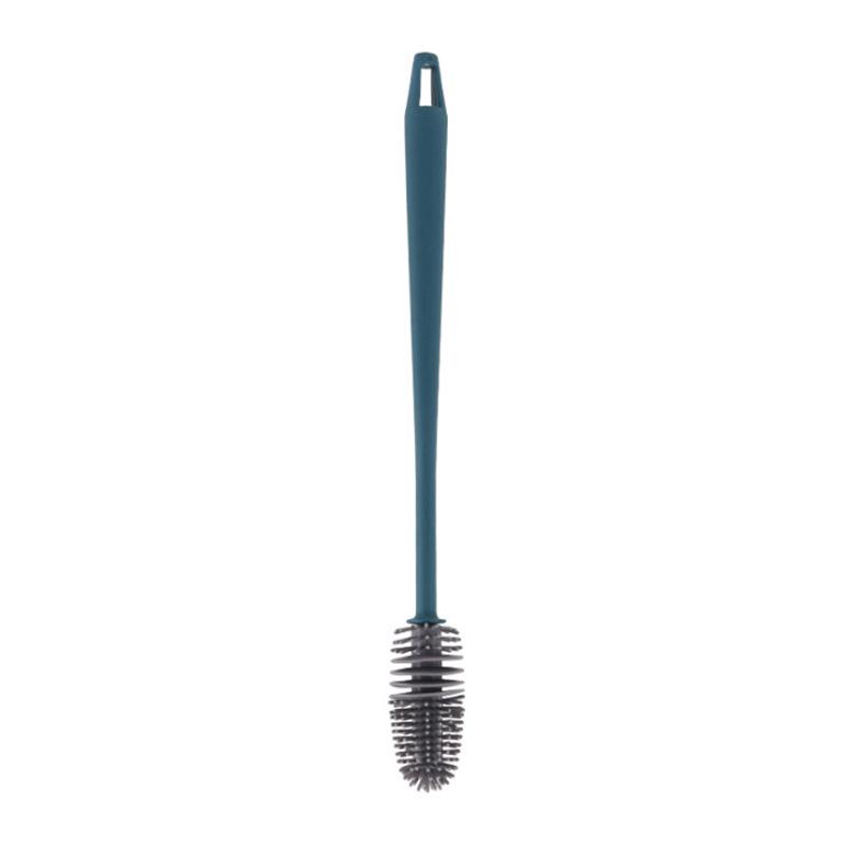 

Long-Handled Crevice Hard-Bristled Bottle and Cup Cleaning Brush Length 32.5cm лес зеленый