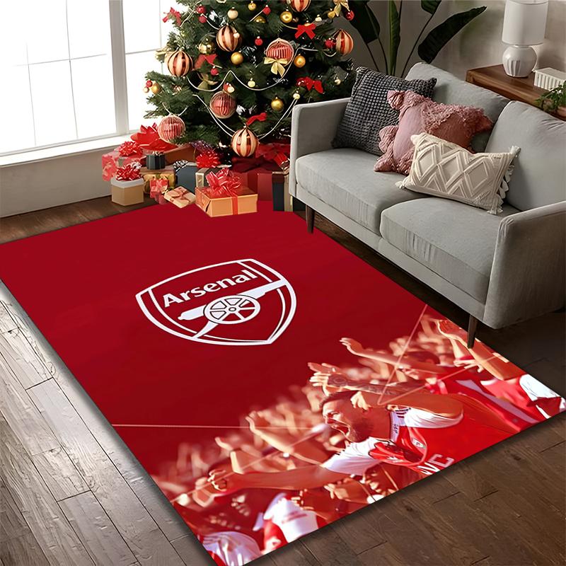Fußballverein Teppich Ideal für Lesezimmer, Mehrzweck-Bürostuhl Sofa Teppich, Rutschfester Bedruckter Heimteppich