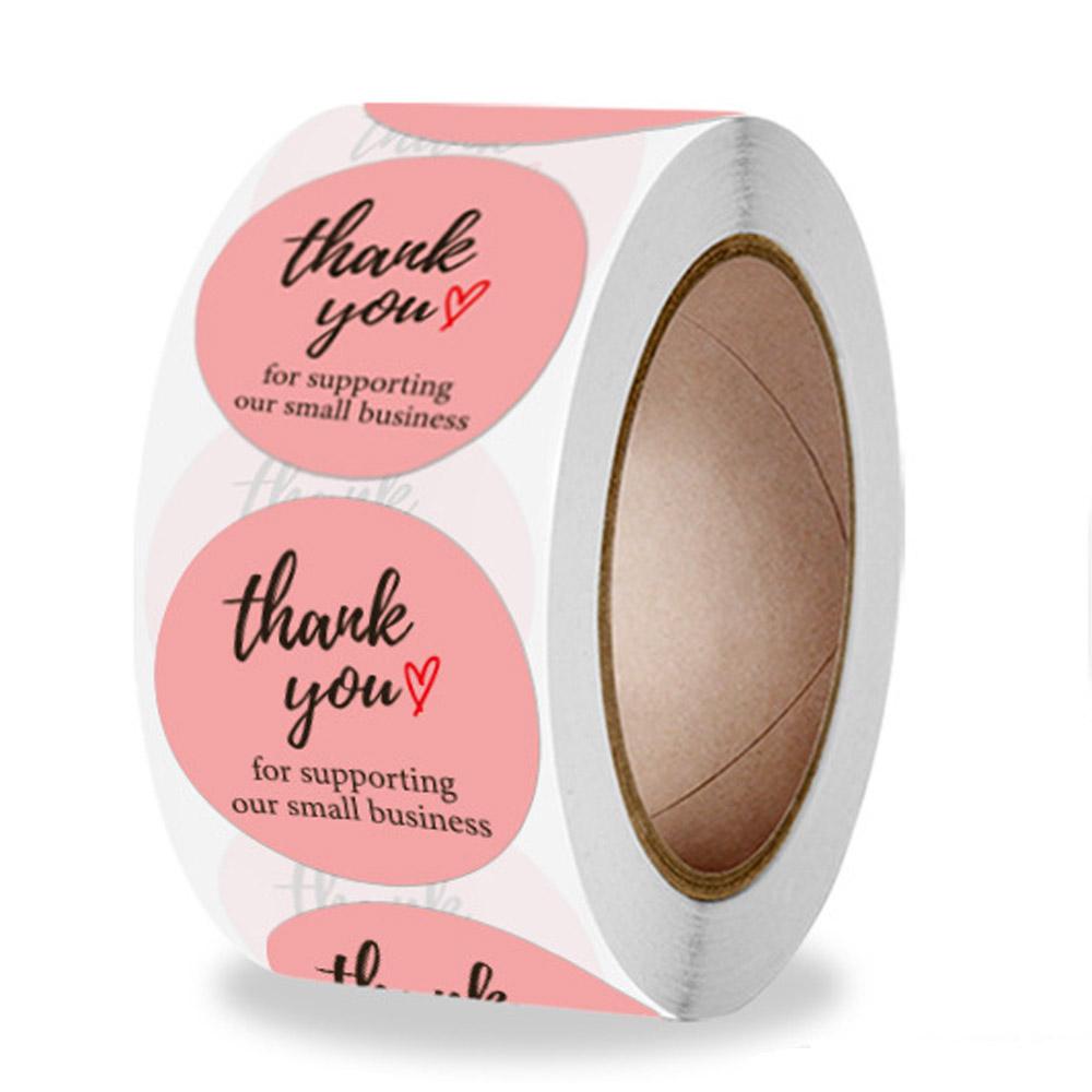 100-500Pcs High-Quality White High-Quality Thank High-Quality You High-Quality Stickers High-Quality Labels High-Quality Seals High-Quality Thank