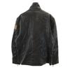 AVIREX Patched Goat Leather Jacket L Black Men's Used