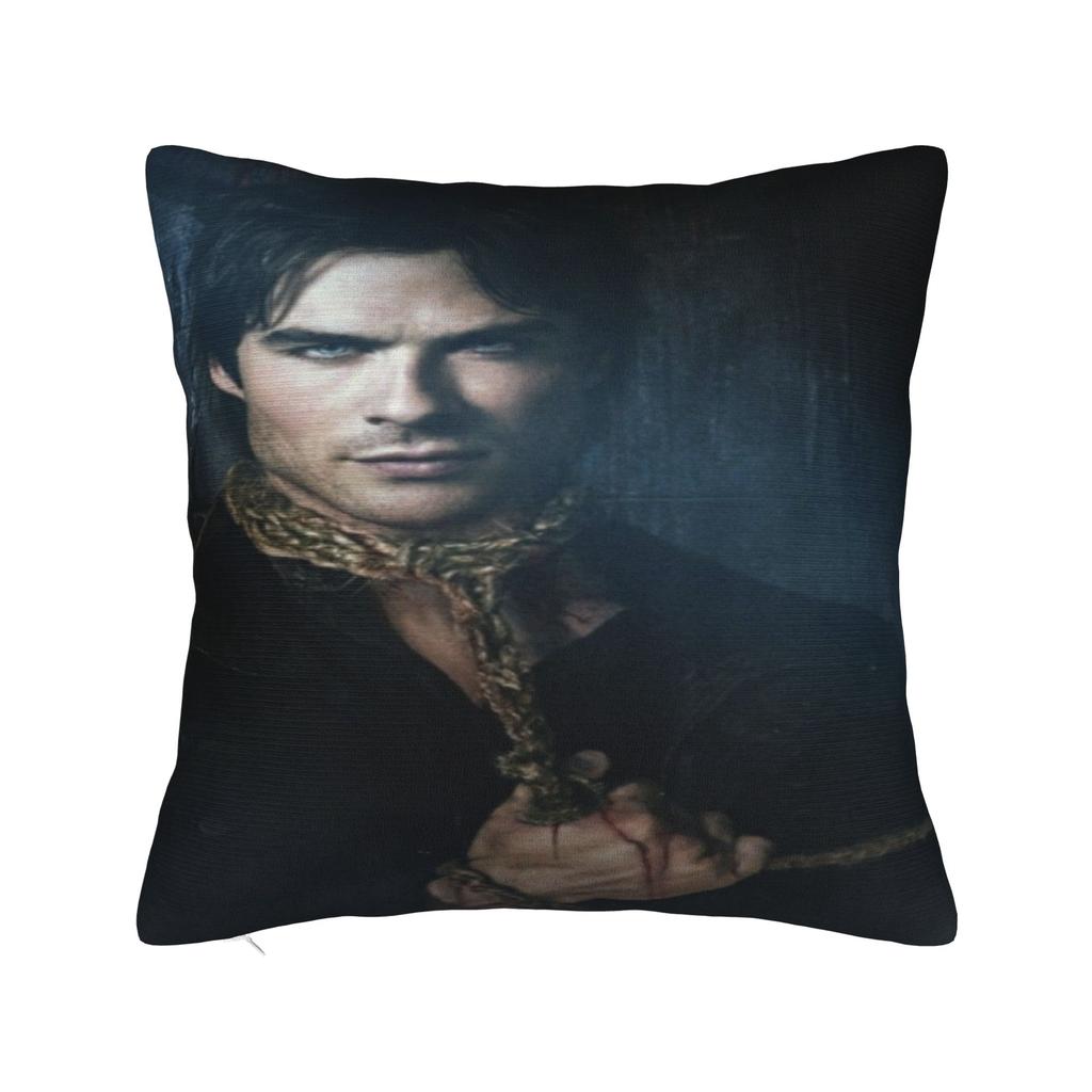 Damon Salvatore Druck Kissenbezug Kissenhülle Kissenbezüge Warme Heimdekoration Mit Reißverschluss Mehrere Größen